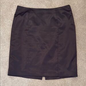 White House Black Market Black Knee-Length Pencil Skirt